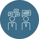 Free Talk Election Conversation Icon