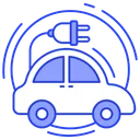 Free Electric Car Electric Vehicle Charging Car Icon