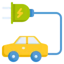 Free Electric Car Hybrid Car Electric Vehicle Icon