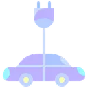 Free Electric Car Automobile Energy Icon