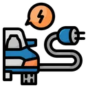 Free Electric Car  Icon