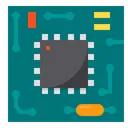 Free Circuit Technology Electronics Icon