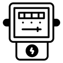 Free Electric Meter Power Meter Energy Monitor Icon