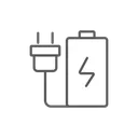 Free Electricity Linear Style Icon Icon