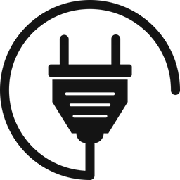 Free Electricity Plug  Icon