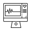 Free Electrocardiogramme Cardiogramme Ecg Icône