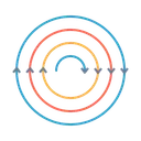 Free Electromagnetic Wave Force Icon