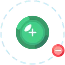 Free Electron Atom Molecule Icon