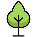 Free Arbol Verde Elegante Arbol Naturaleza Icono