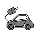 Free Elektroauto  Symbol