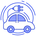 Free Elektroauto Elektrofahrzeug Auto Aufladen Symbol