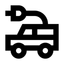 Free Elektroauto  Symbol