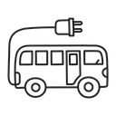 Free Elektrisches Fahrzeug  Symbol