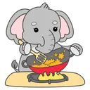 Free Hungry Fried Rice Cooking Icon