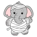Free Elephant Halloween  Icon
