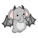 Free Elephant Halloween  Icon