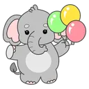 Free Balloon Birthday Party Birthday Decor Icon