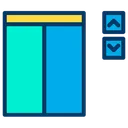 Free Levantar Seta Para Cima E Para Baixo Maquina Ícone
