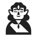 Free Duende Alto Contraste Icono