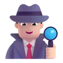 Free Detective Color Luz Icono