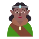 Free Duende Plano Medio Oscuro Icono