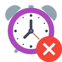 Free Alarma Reloj Cerrar Icono