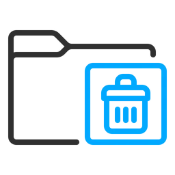 Free Eliminar carpeta  Icono