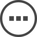 Free Ellipsis Circle O Icon