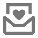 Free Email Heart Icon