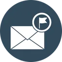 Free Email flag  Icon