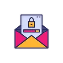 Free Email Lock  Icon