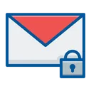 Free E Mail Blocco Password Icon