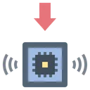 Free Embedded Microchip Sensor Digital Electronic Icon