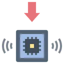 Free Embedded Microchip Sensor Digital Electronic Icon