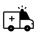 Free Emergency Care Ambulance First Aid Icon