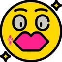 Free Emoji Kiss Smiley Face Icon