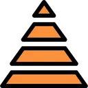 Free Piramide Infografico Dados Ícone