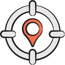 Free Emplacement Actuel Emplacement Navigation Icon