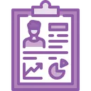 Free Empleado Desempeno Informe Icon