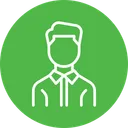 Free Empleado Trabajador Hombre Icono