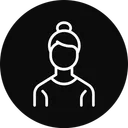 Free Empleado Trabajador Mujer Icon