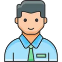 Free Empleado Usuario Hombre Icono