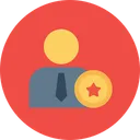 Free Bureau Employe Star Icon