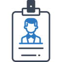 Free 従業員カード  アイコン
