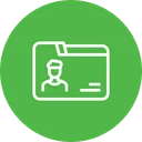 Free Employee Detail Folder Icon