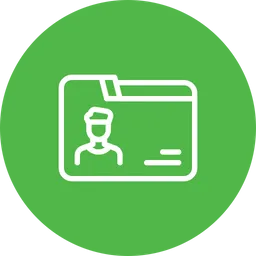 Free Employee detail  Icon