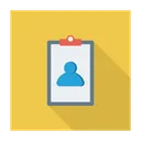 Free Employee Details Account Icon