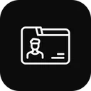 Free Employee Detail Folder Icon