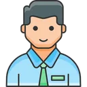 Free Employee User Male Icon