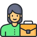 Free Employee Office User Icon